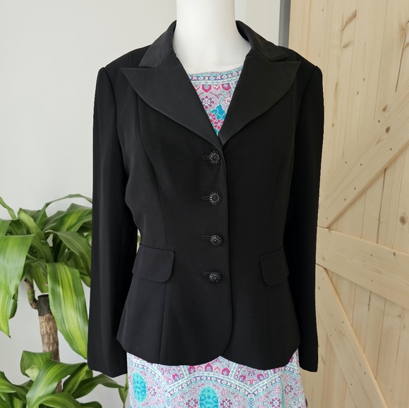 TALBOTS black women's‎ blazer size 8 petite - Picture 1 of 8